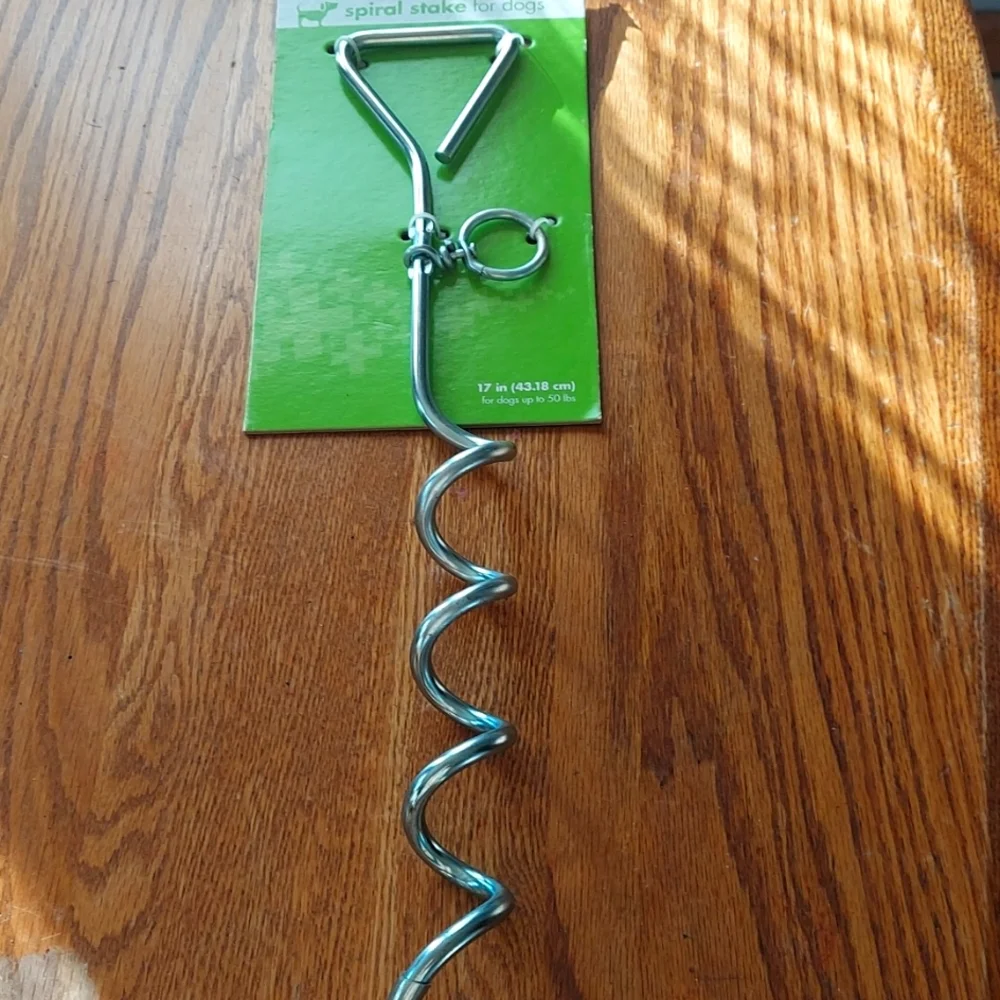 Pet Spiral Ground Stake